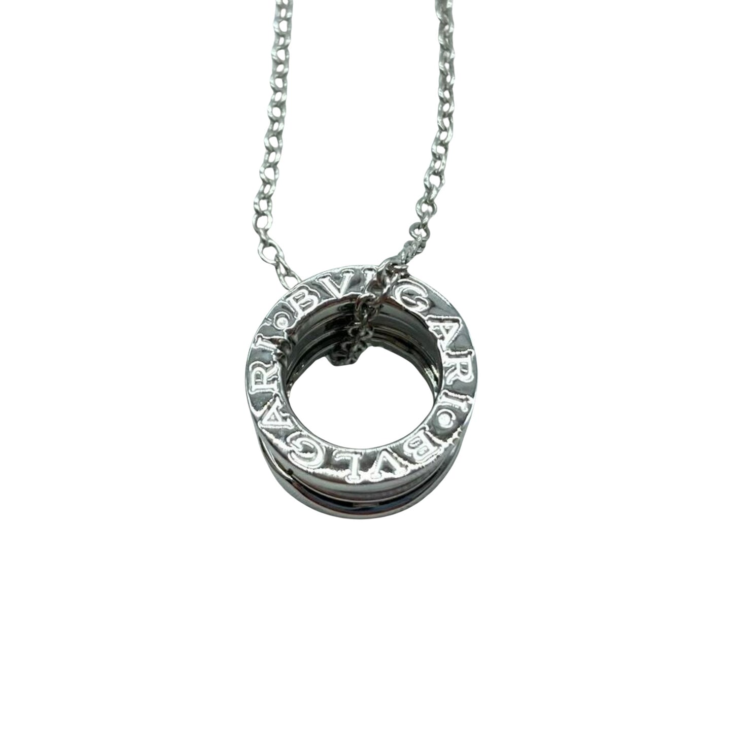 Bulgari B.Zero1, Silver, White Gold, necklace