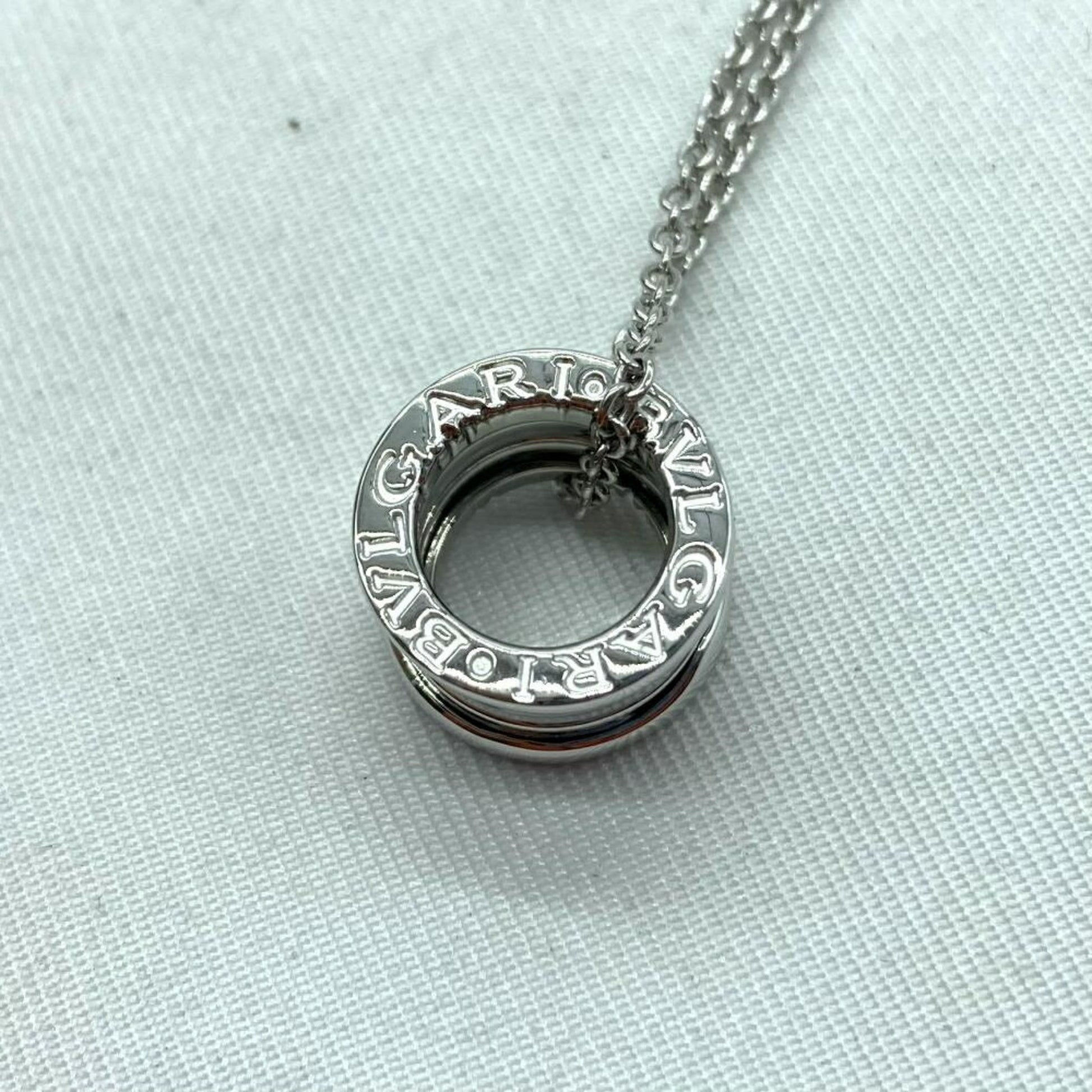 Bulgari B.Zero1, Silver, White Gold, necklace