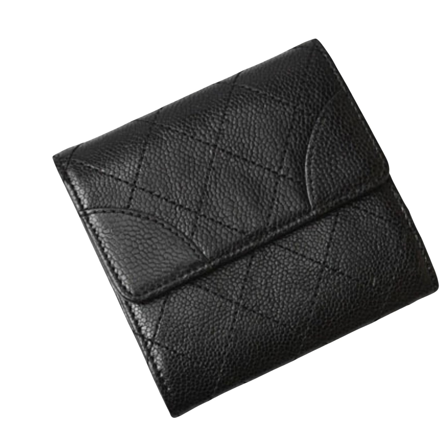 Chanel, Black, Leather, wallet