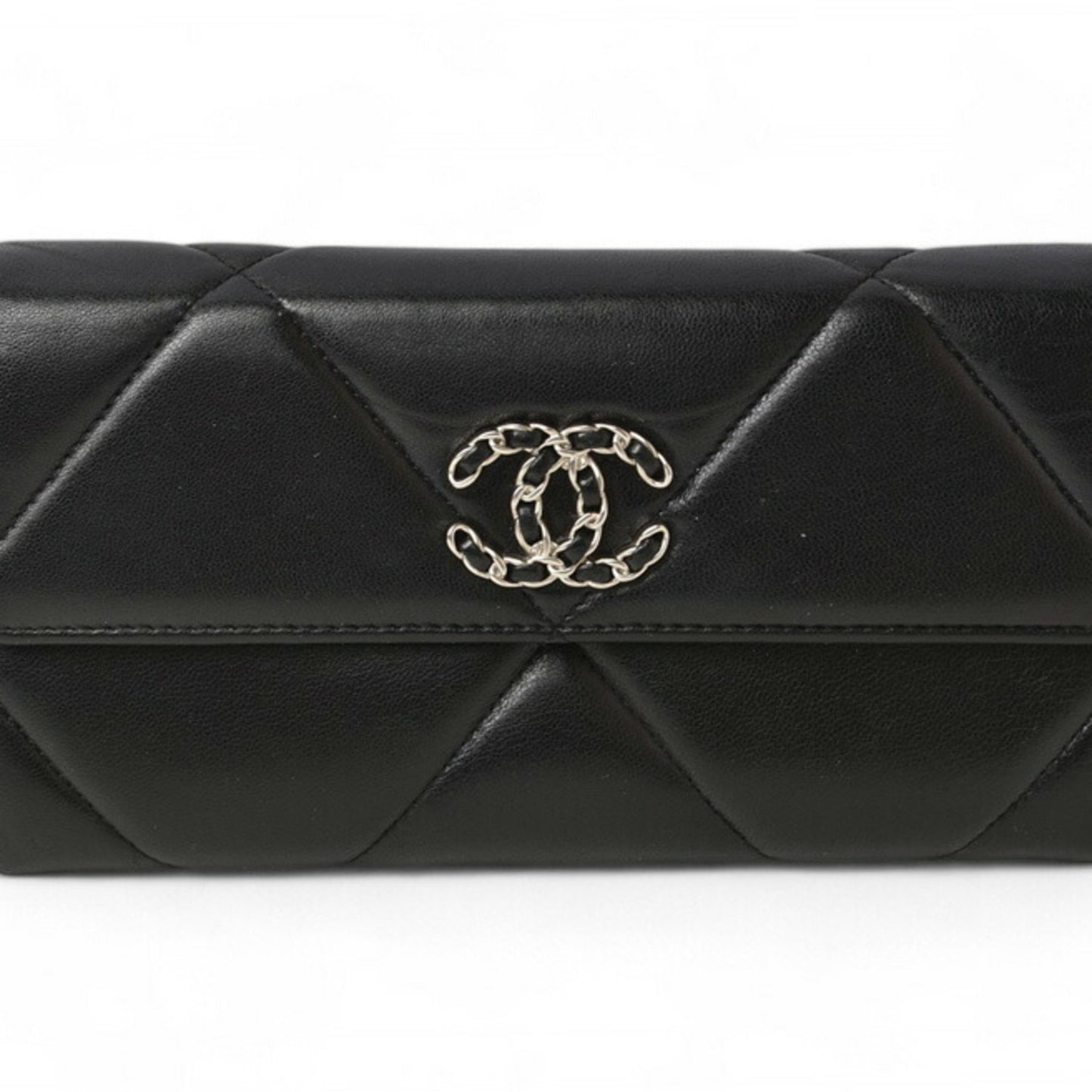 Chanel, Black, Leather, wallet