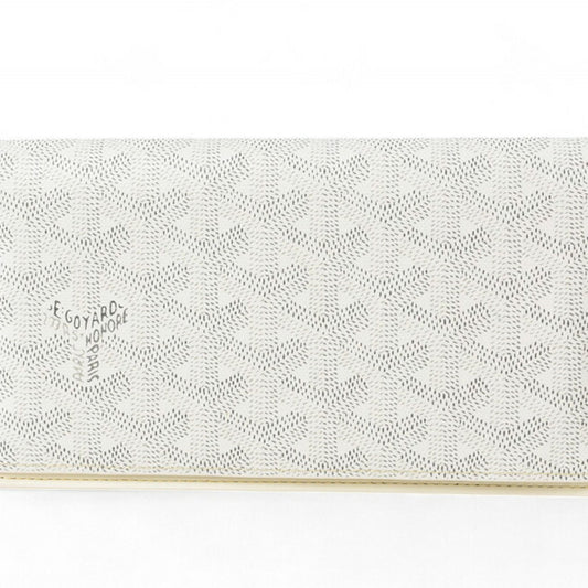 Goyard Richelieu, White, Canvas, wallet