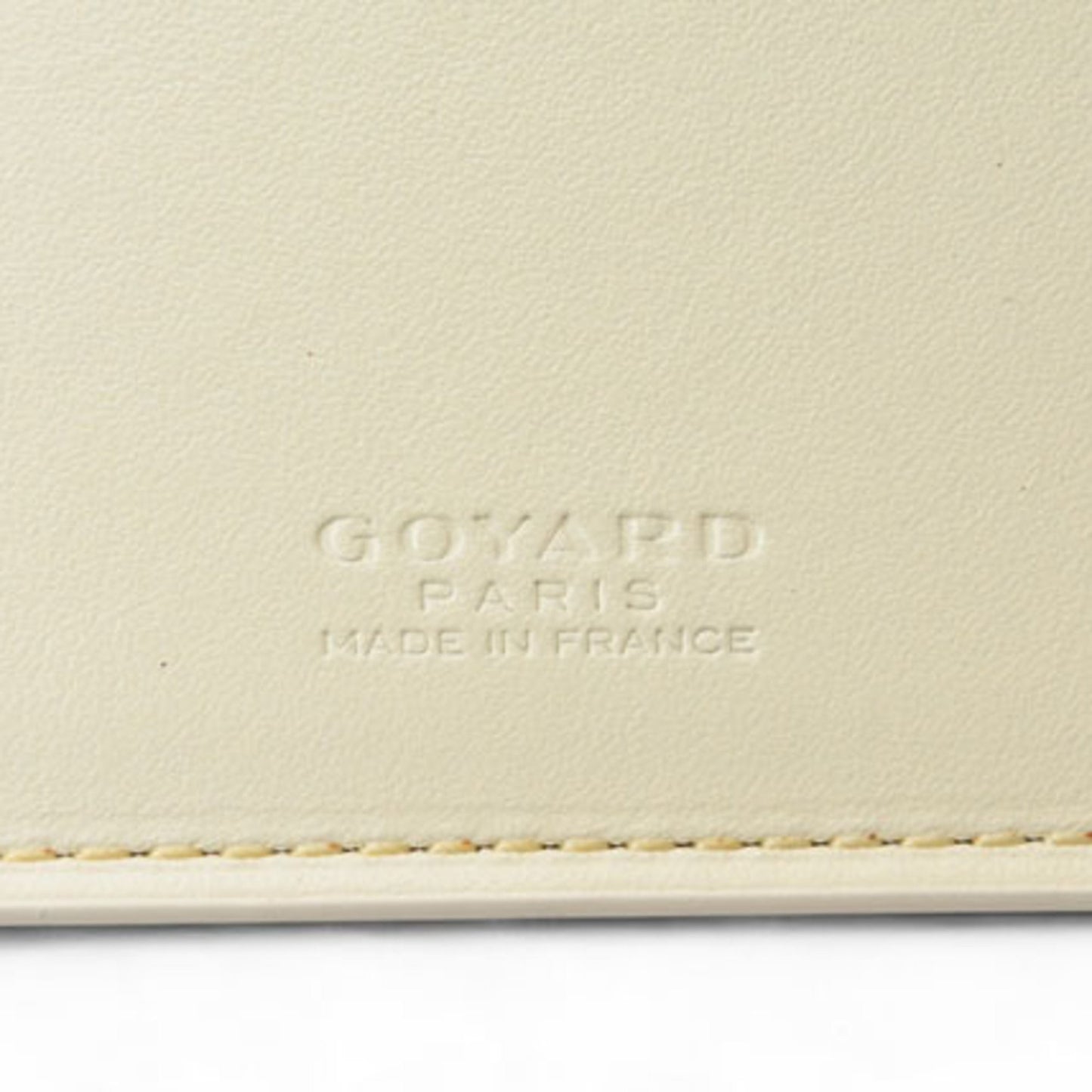 Goyard Richelieu, White, Canvas, wallet