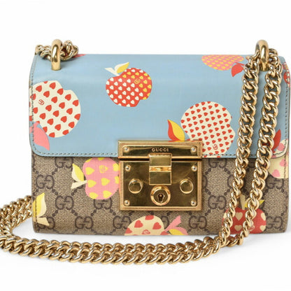 Gucci Padlock, Multicolour, Canvas, shoulder