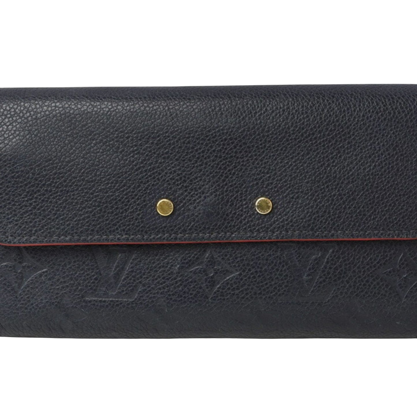 Louis Vuitton Pont Neuf, Navy, Leather, wallet