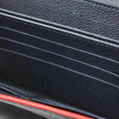 Louis Vuitton Pont Neuf, Navy, Leather, wallet