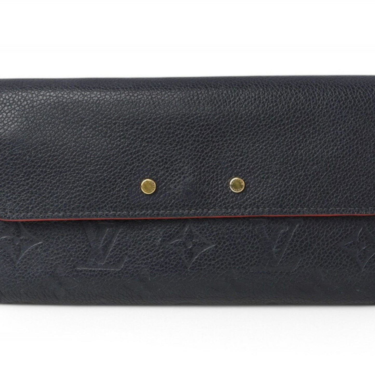 Louis Vuitton Pont Neuf, Navy, Leather, wallet