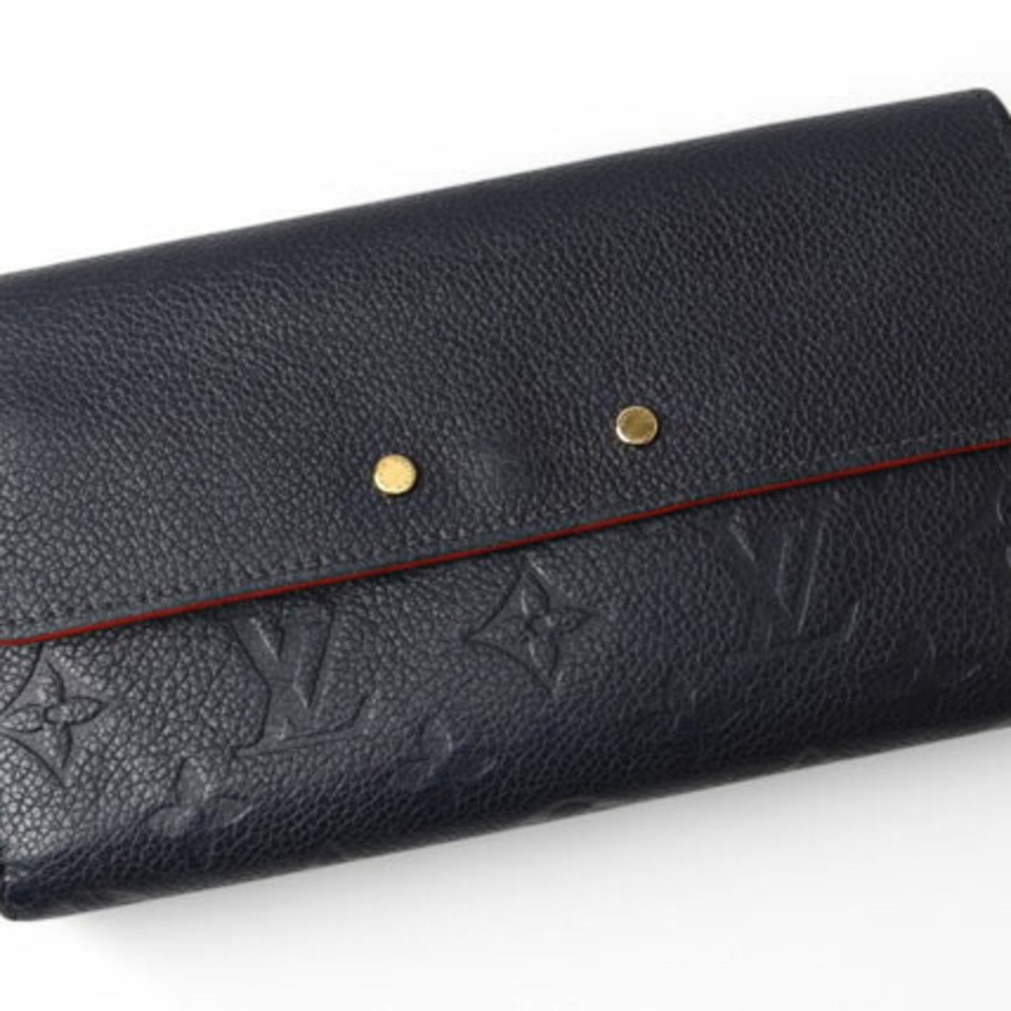 Louis Vuitton Pont Neuf, Navy, Leather, wallet