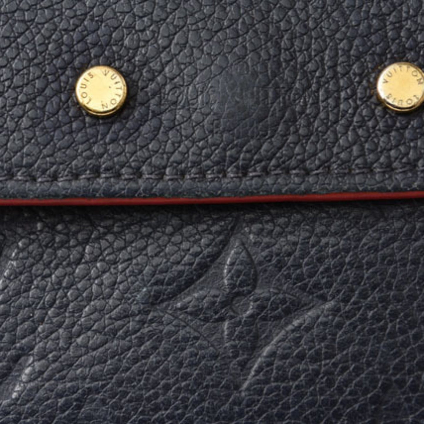 Louis Vuitton Pont Neuf, Navy, Leather, wallet