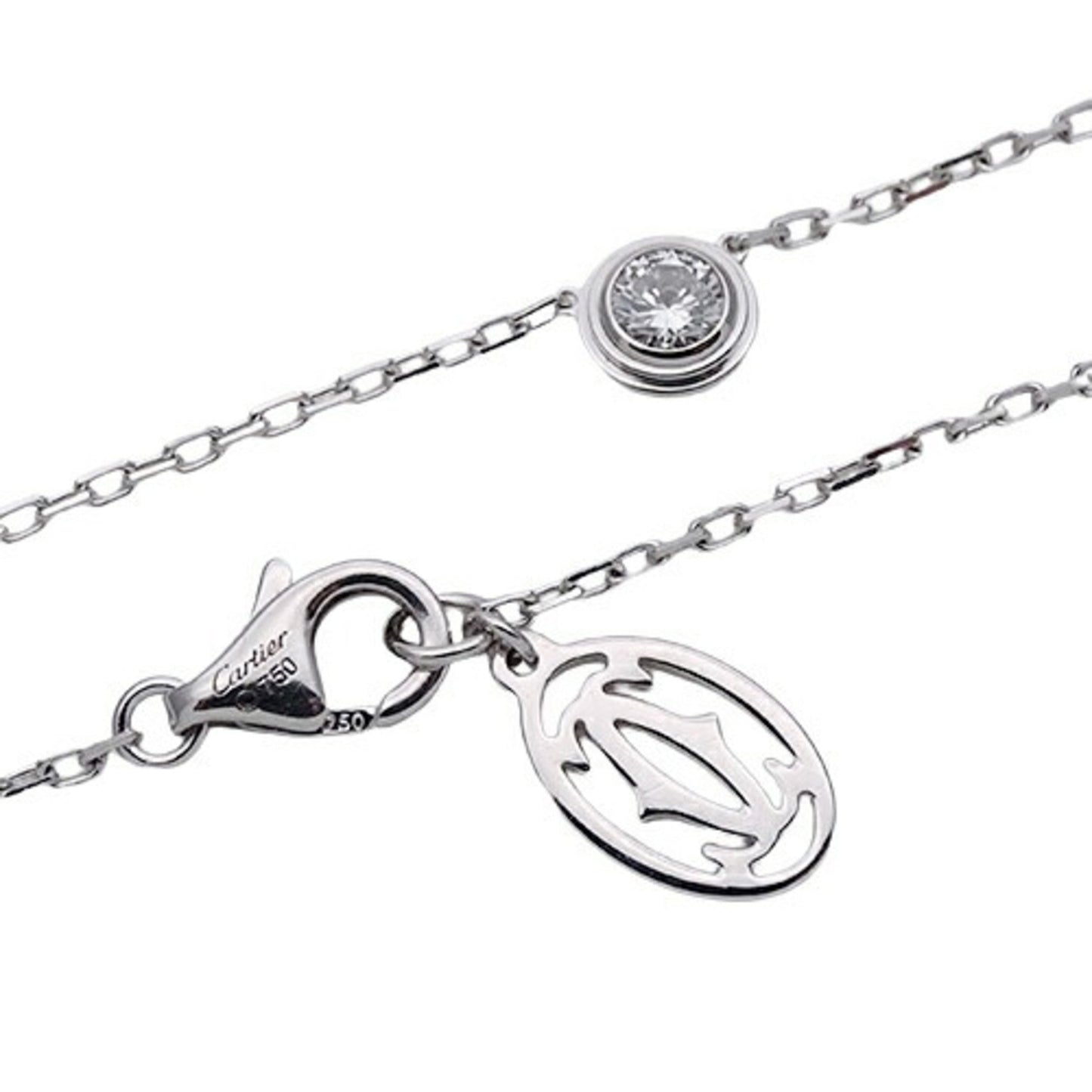 Cartier Cartier d'Amour, Silver, White Gold, necklace