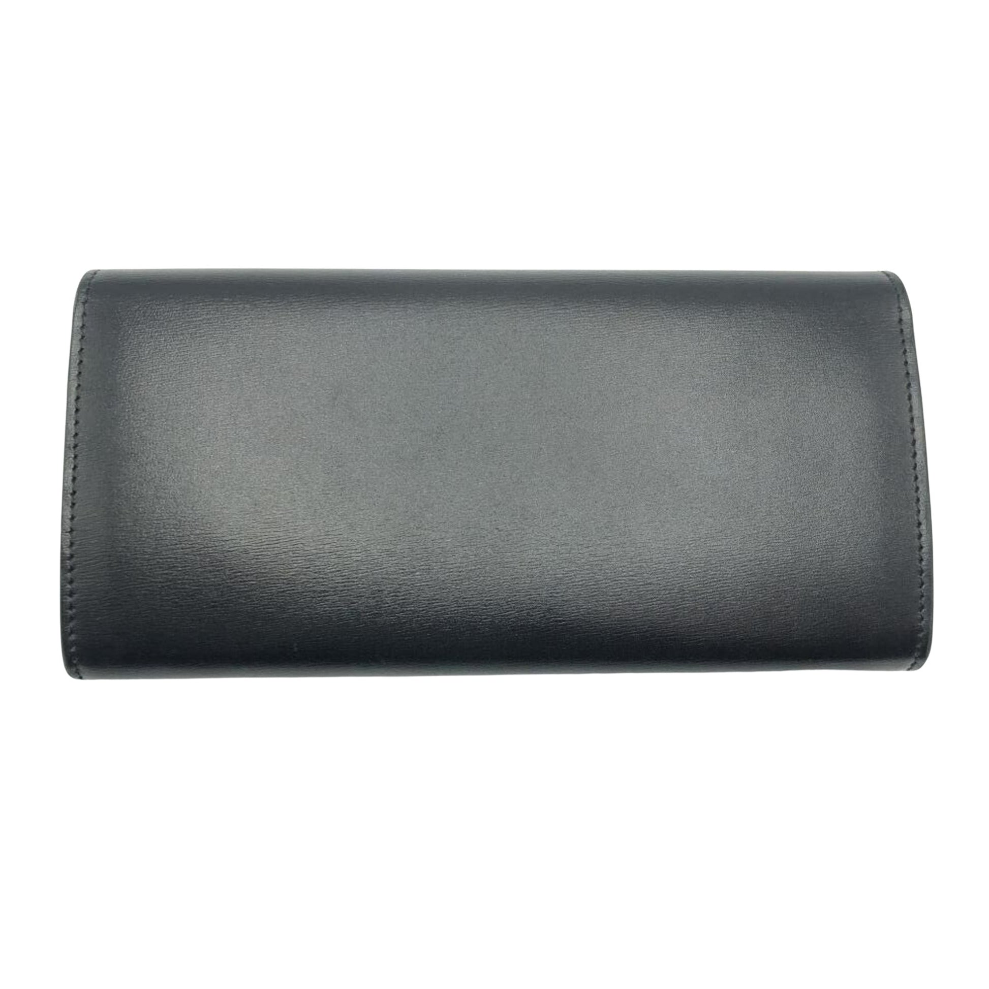 Céline Triomphe, Black, Leather, wallet