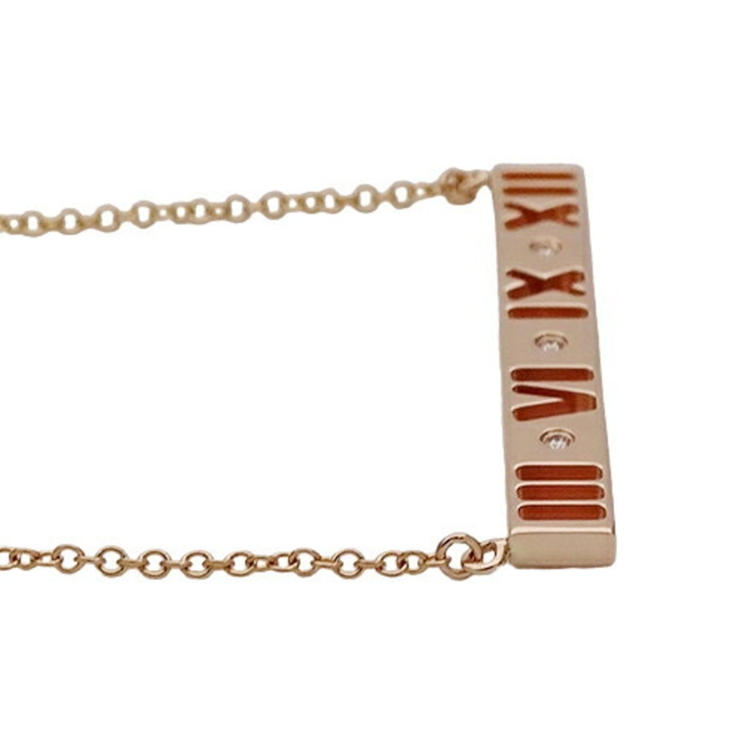 Tiffany & Co Atlas, Gold, Rose Gold, necklace