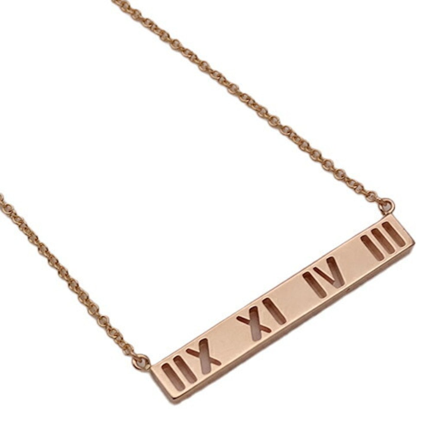 Tiffany & Co Atlas, Gold, Rose Gold, necklace