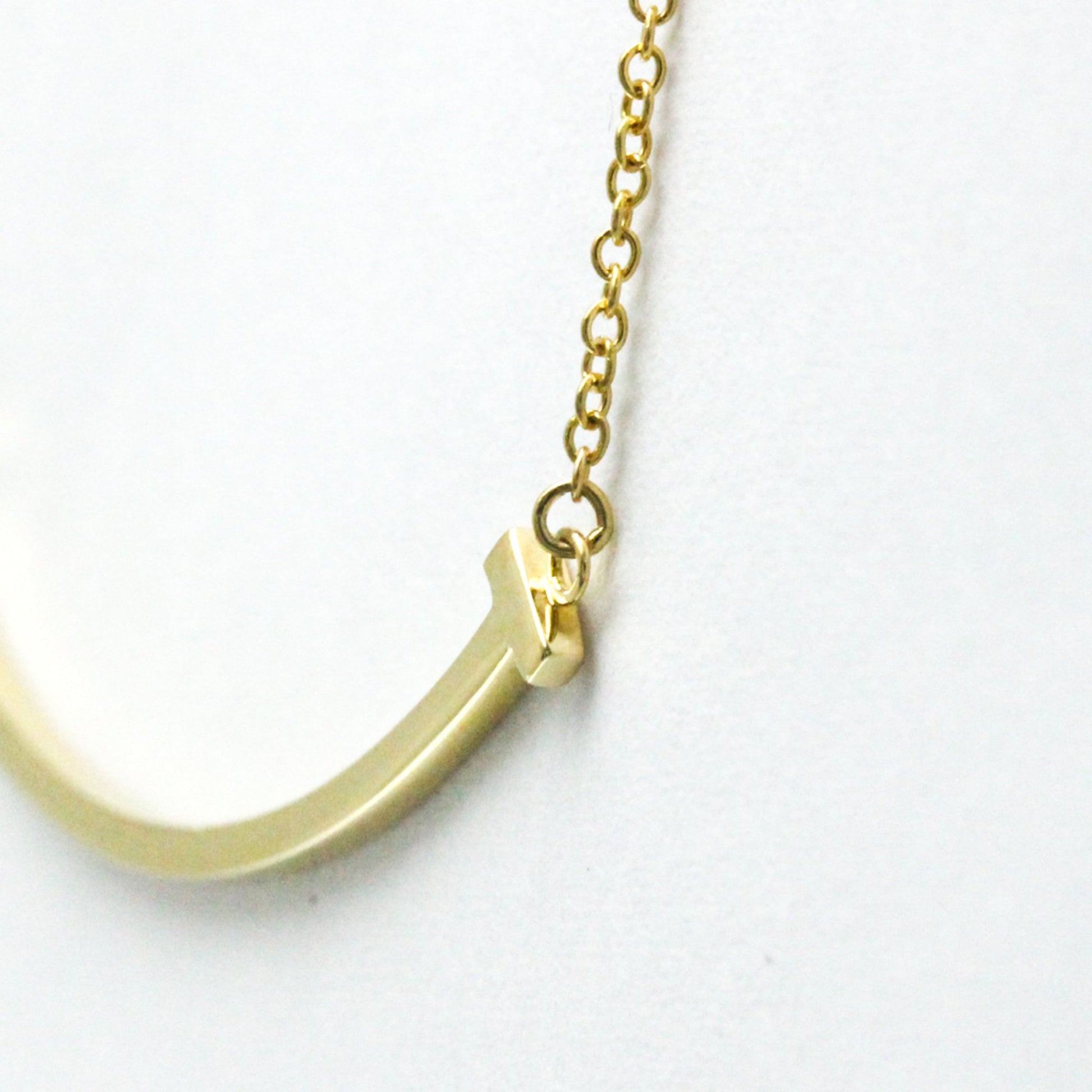 Tiffany & Co T Smile, Gold, Yellow Gold, necklace