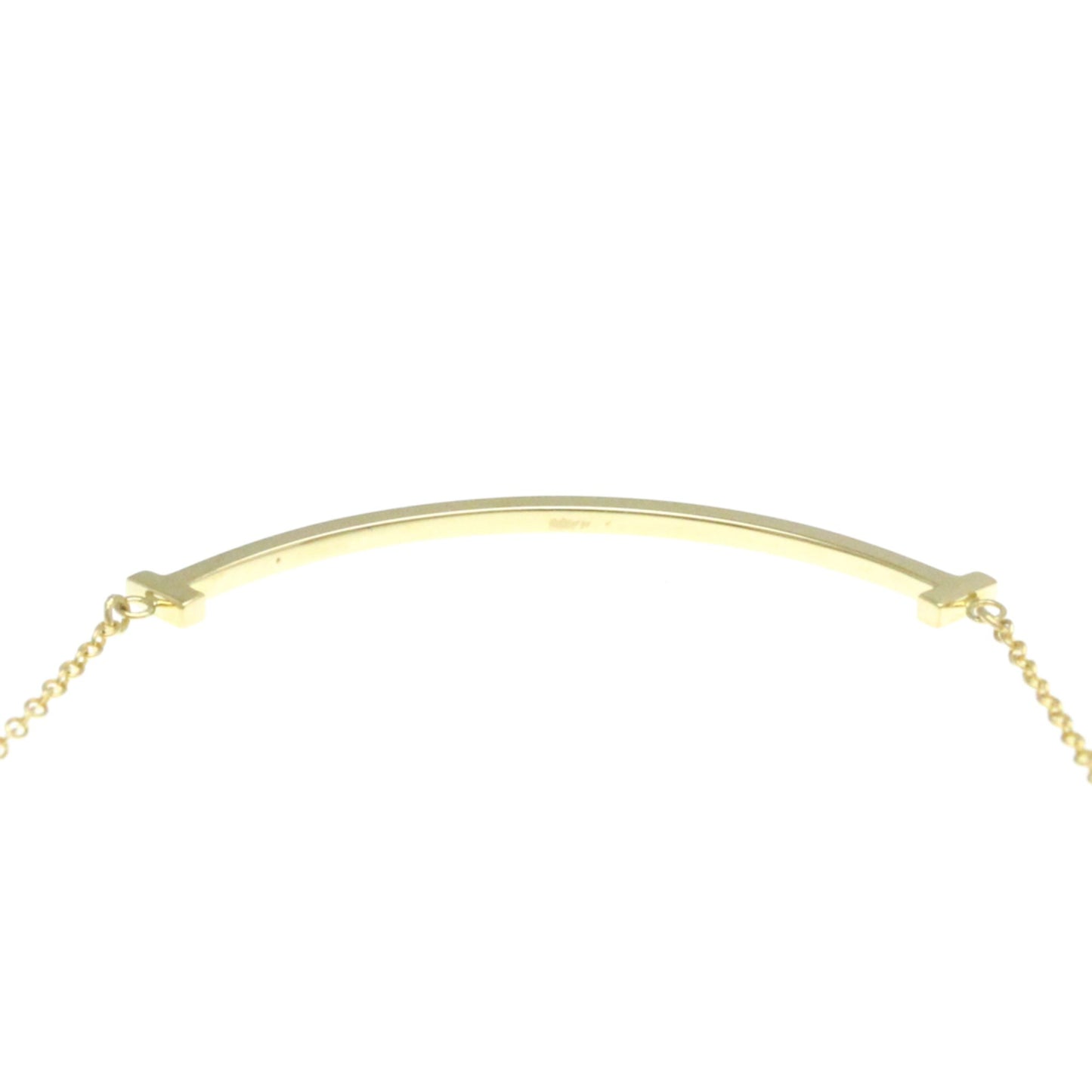 Tiffany & Co T Smile, Gold, Yellow Gold, necklace