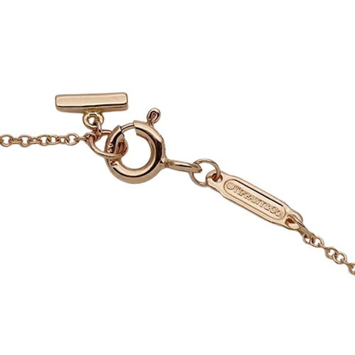 Tiffany & Co T Smile, Gold, Rose Gold, necklace