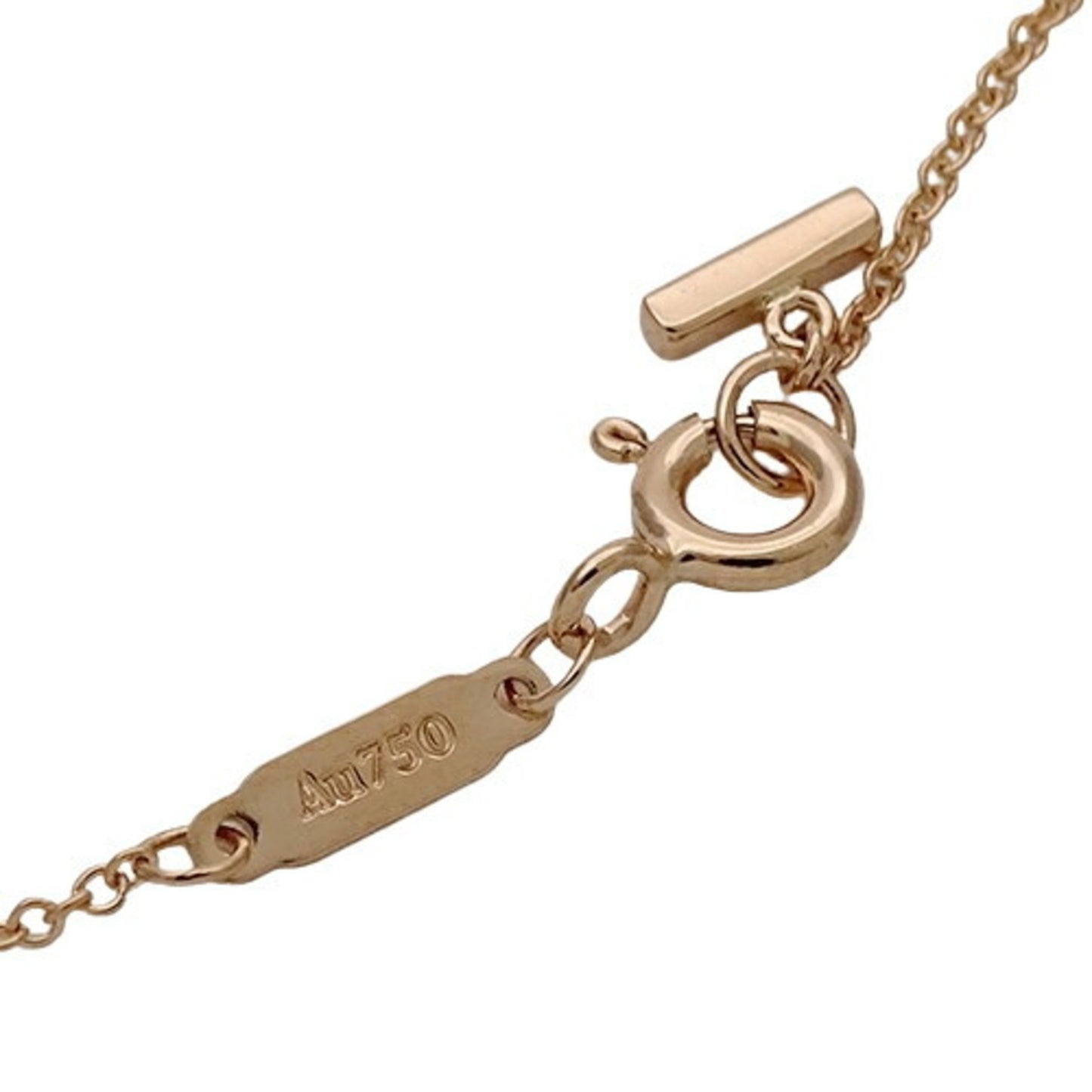 Tiffany & Co T Smile, Gold, Rose Gold, necklace