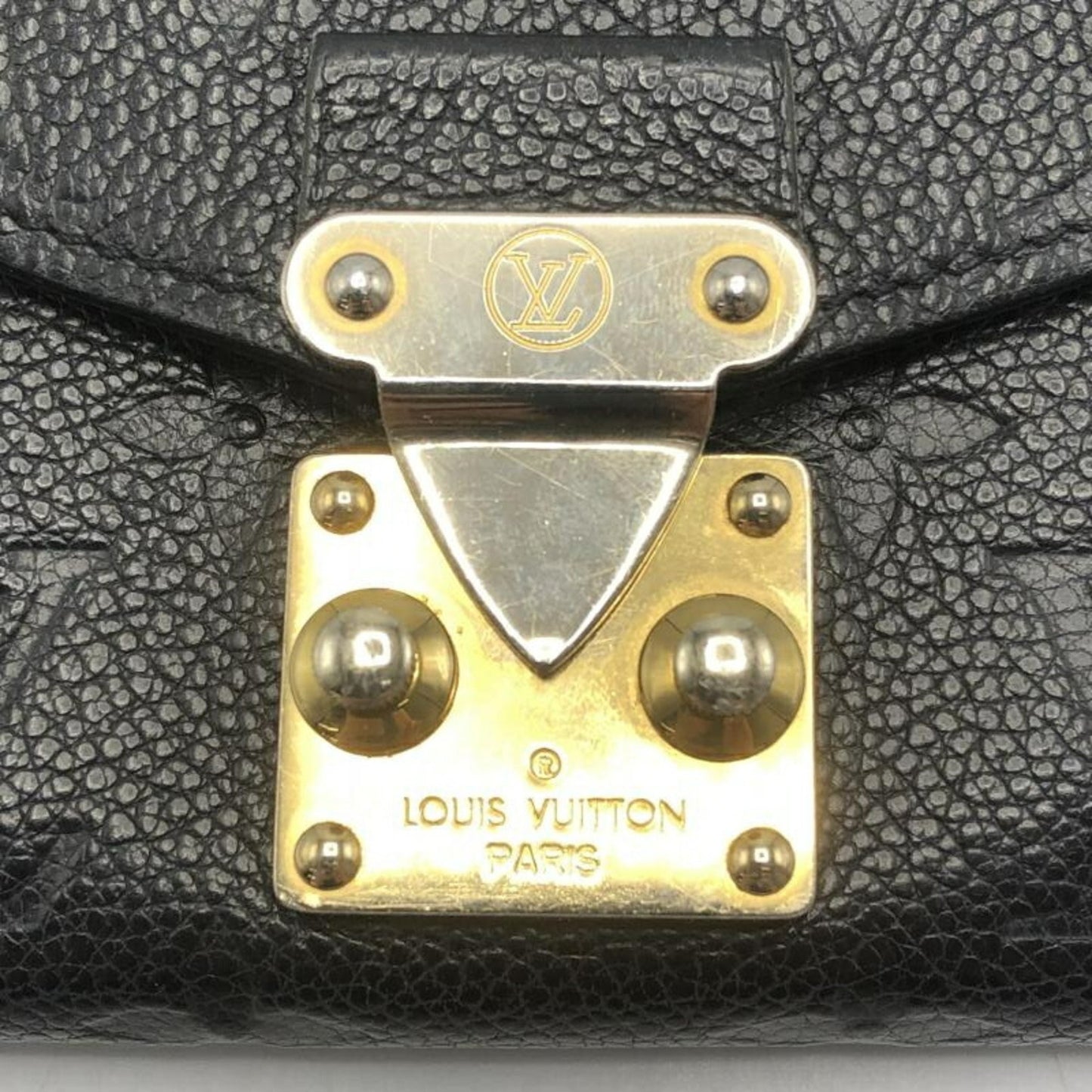 Louis Vuitton Metis, Black, Leather, wallet