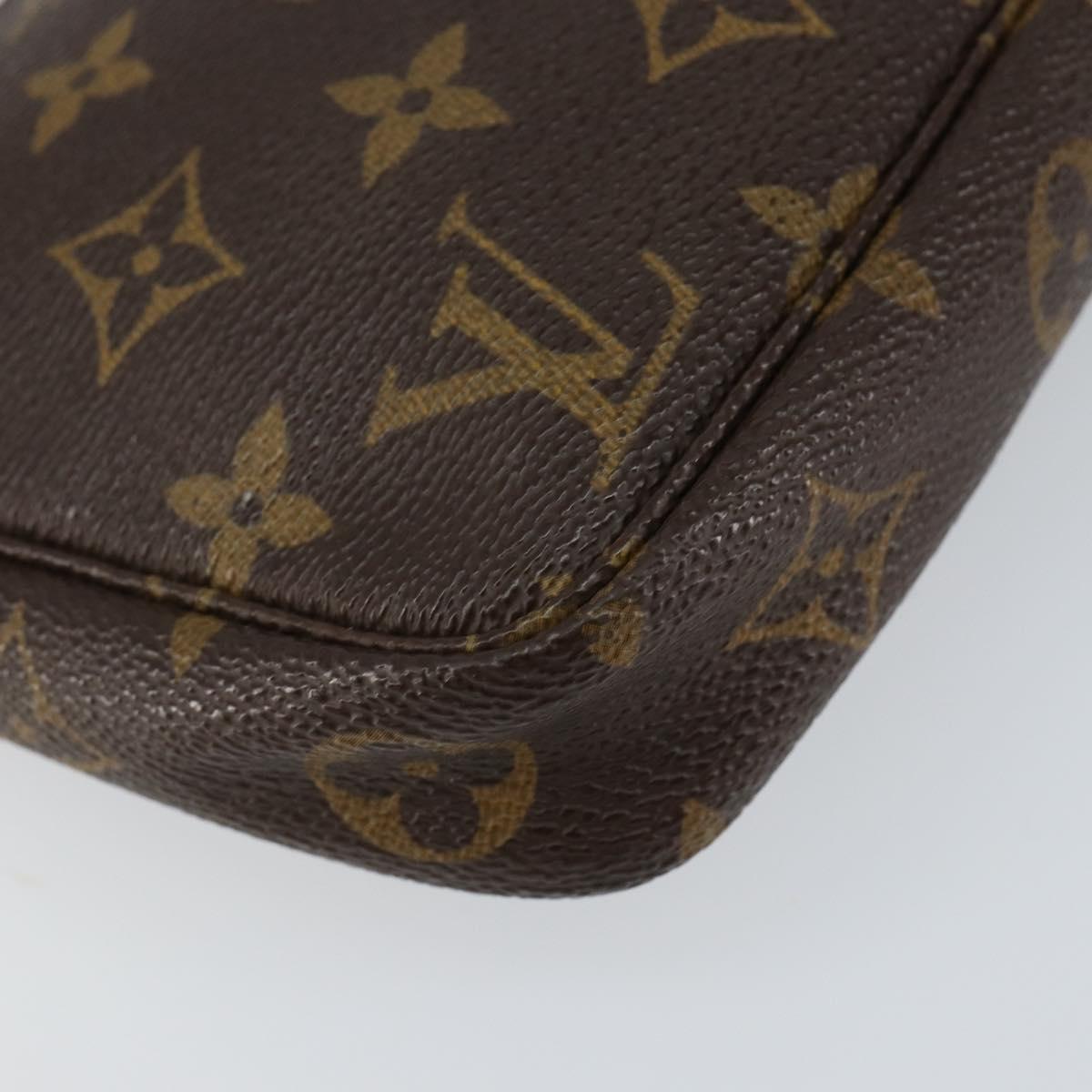 Louis Vuitton Pochette Accessoires Monogram Canvas, BROWN, CANVAS, Clutche & pouche