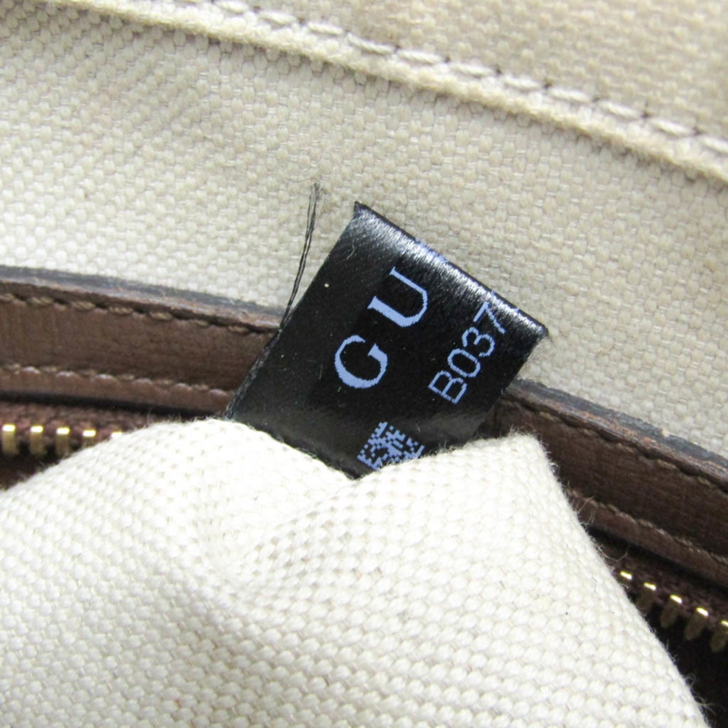 Gucci Interlocking, Beige, Canvas, shoulder