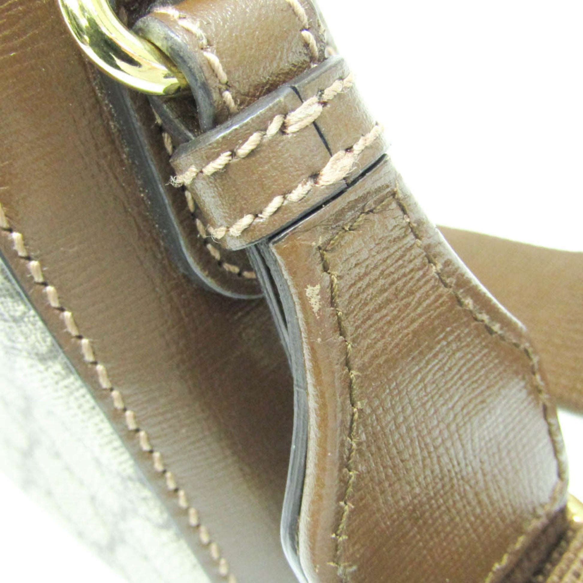 Gucci Interlocking, Beige, Canvas, shoulder