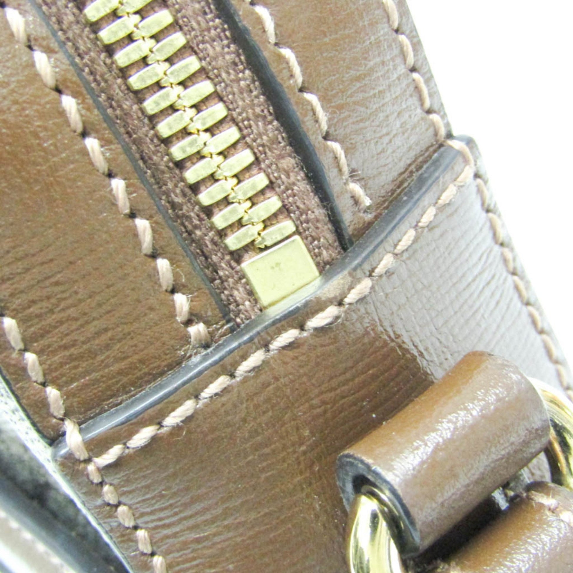Gucci Interlocking, Beige, Canvas, shoulder