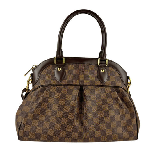 Louis Vuitton Trevi, Brown, Canvas, handbag