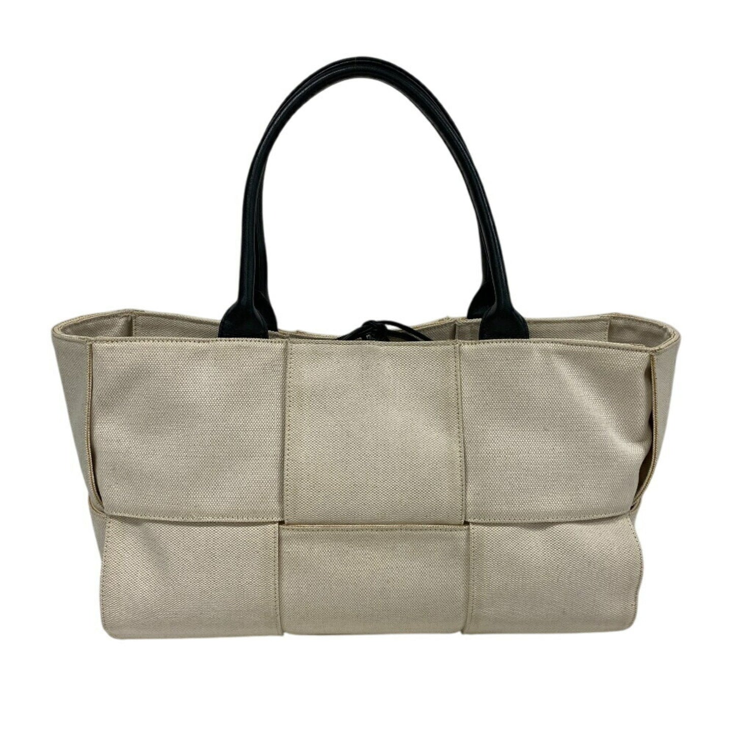 Bottega Veneta Arco, Beige, Canvas, tote