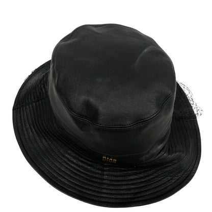 Dior Teddy D, Black, Leather, hat
