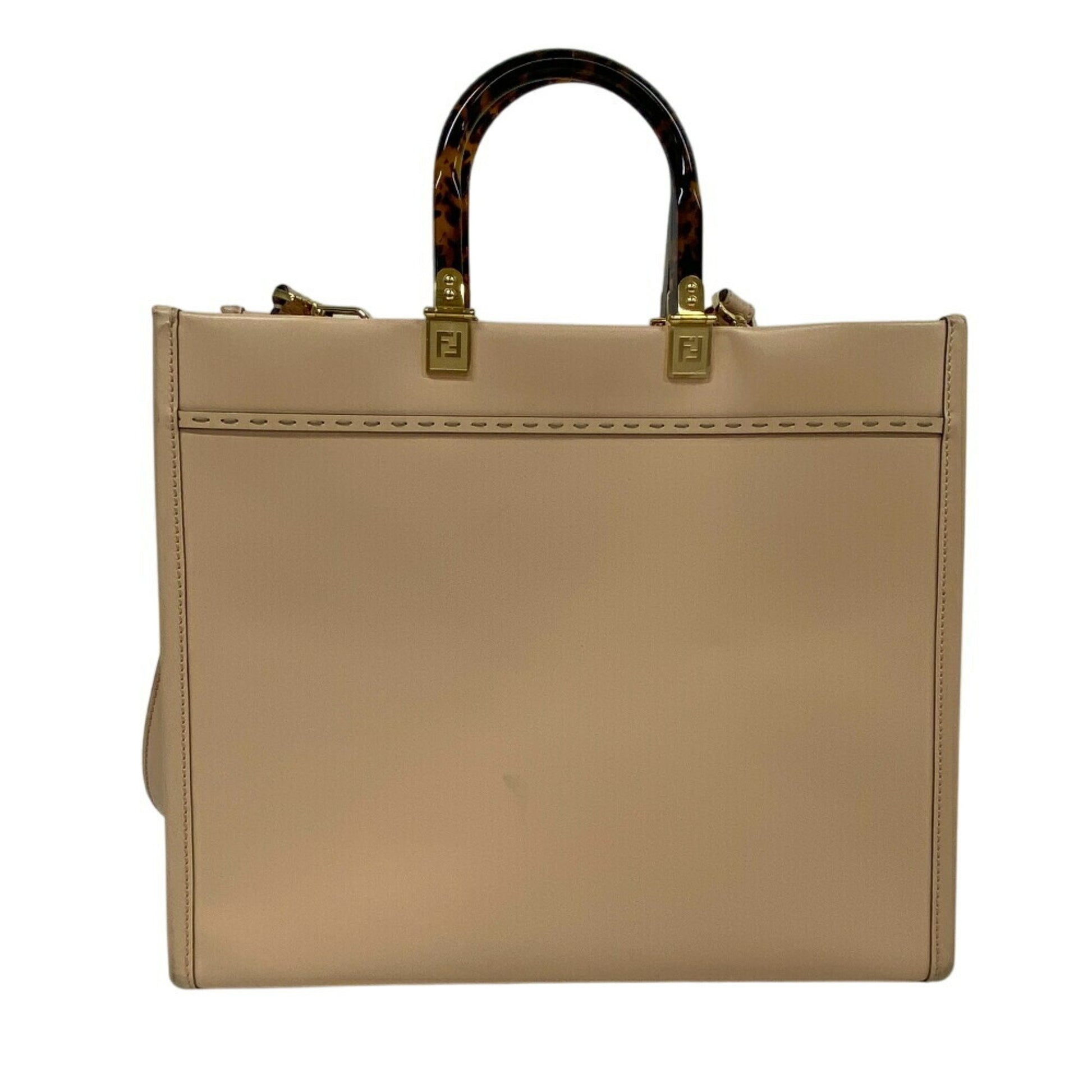Fendi Sunshine, Pink, Leather, handbag