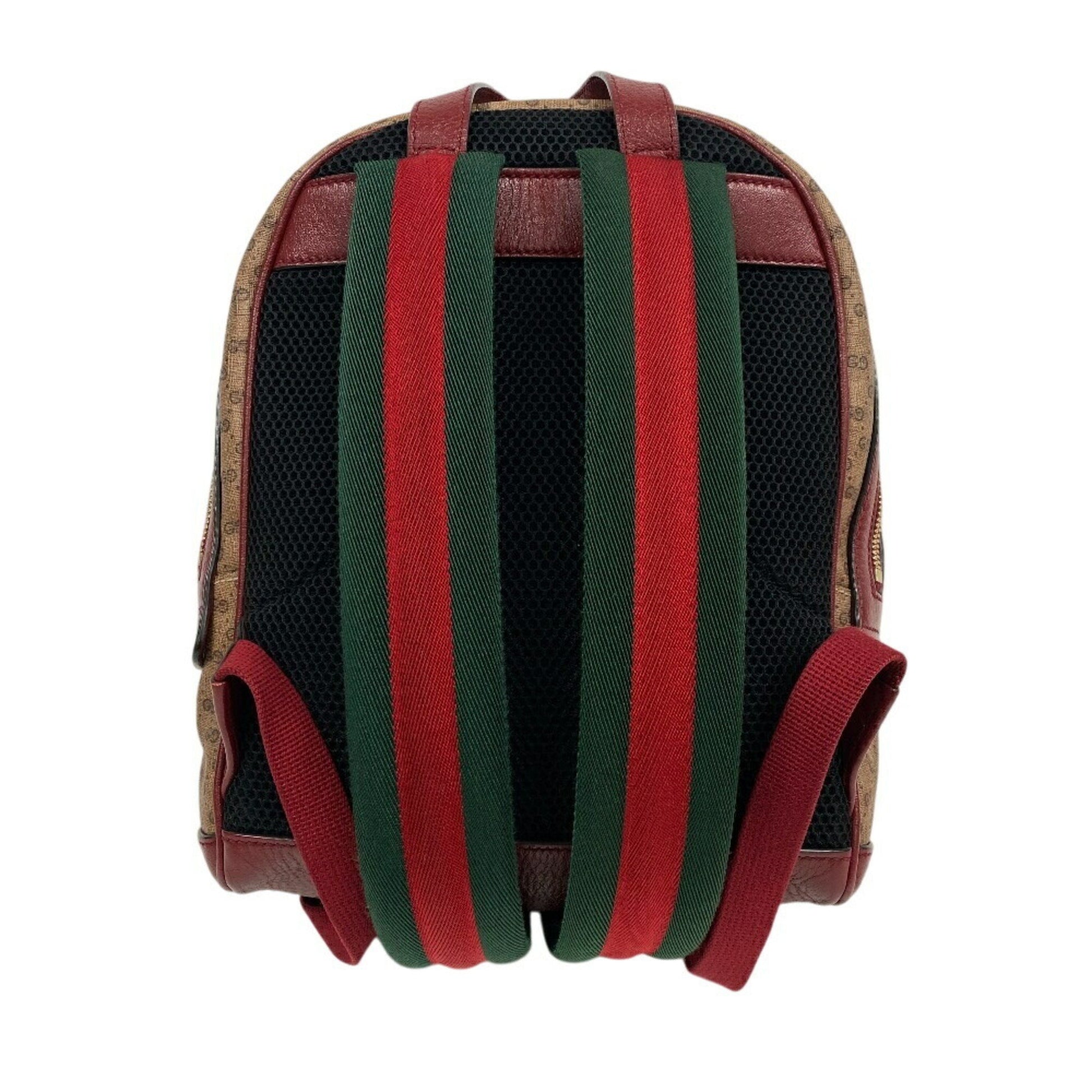 Gucci Ophidia, Brown, Canvas, backpack