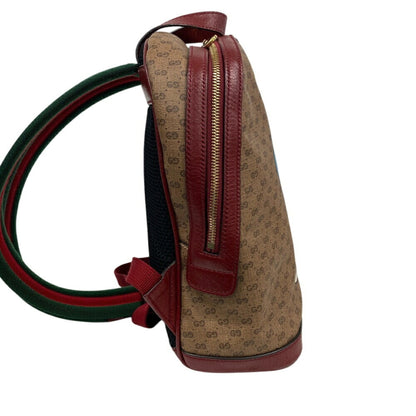 Gucci Ophidia, Brown, Canvas, backpack