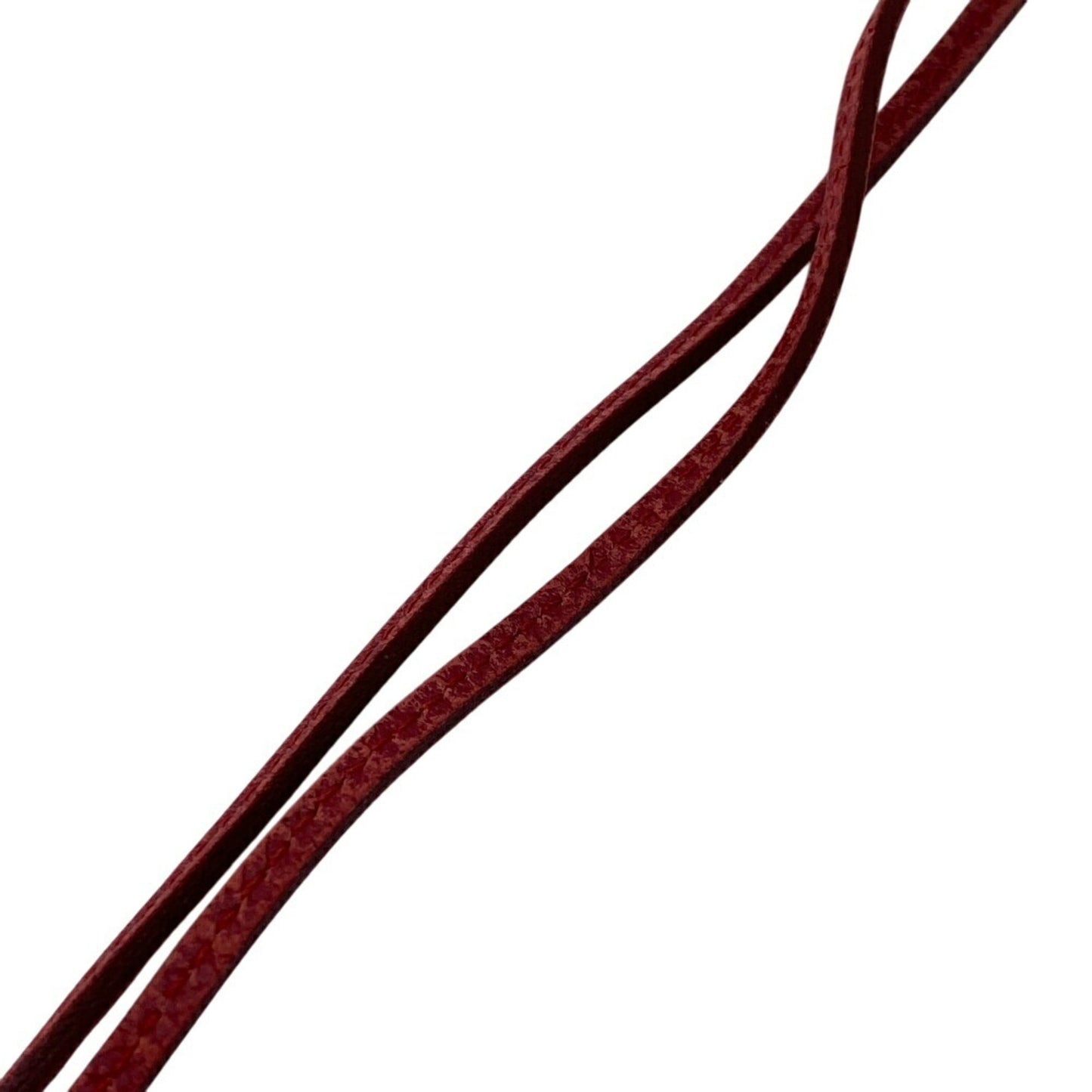 Hermès --, Red, Leather, necklace