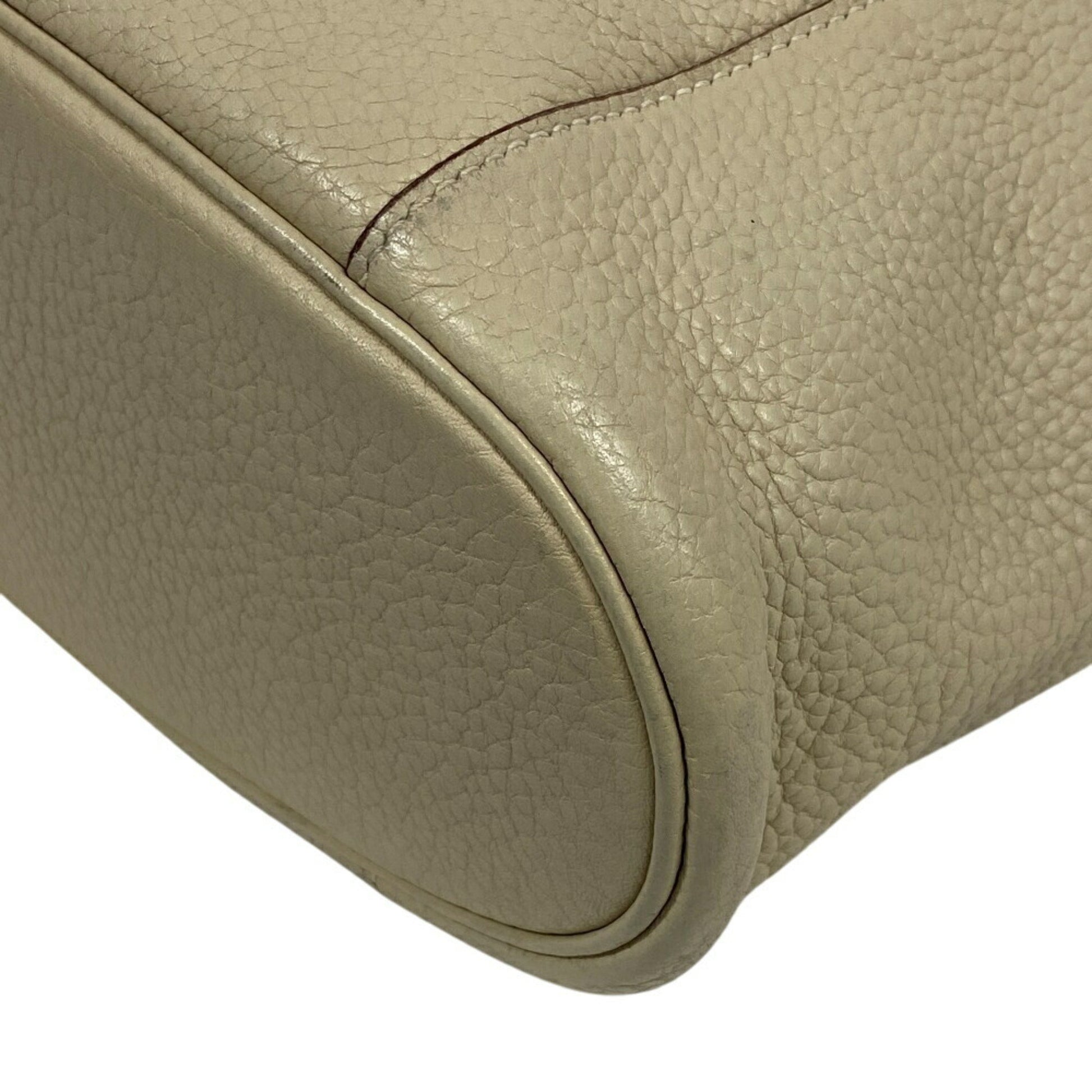Hermès Goodnews, Beige, Leather, shoulder
