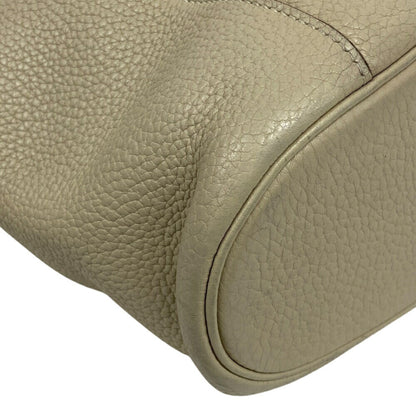 Hermès Goodnews, Beige, Leather, shoulder