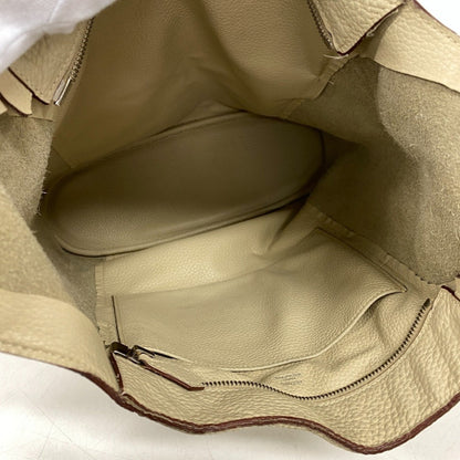 Hermès Goodnews, Beige, Leather, shoulder