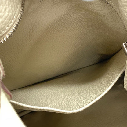 Hermès Goodnews, Beige, Leather, shoulder