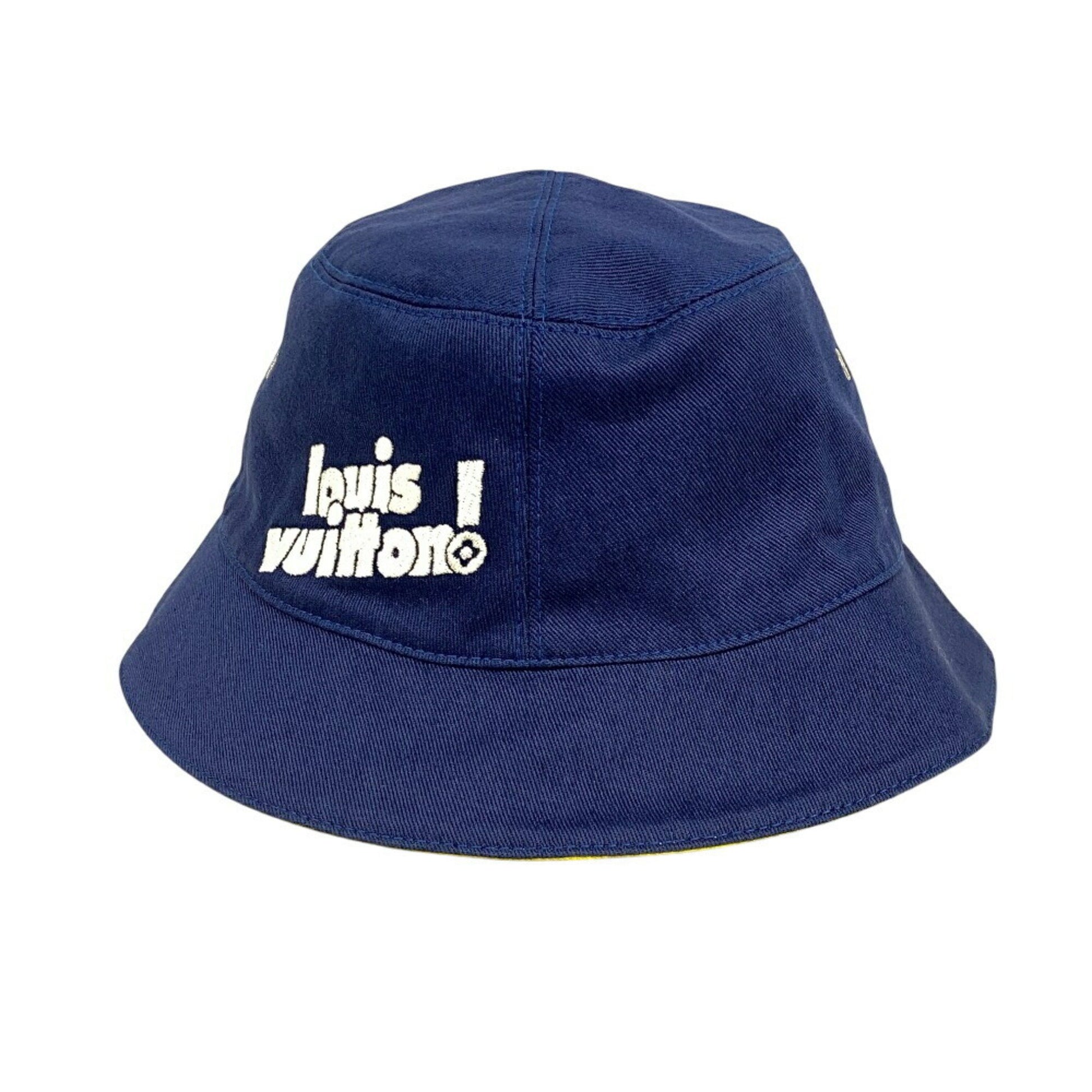 Louis Vuitton, Blue, Cotton, hat