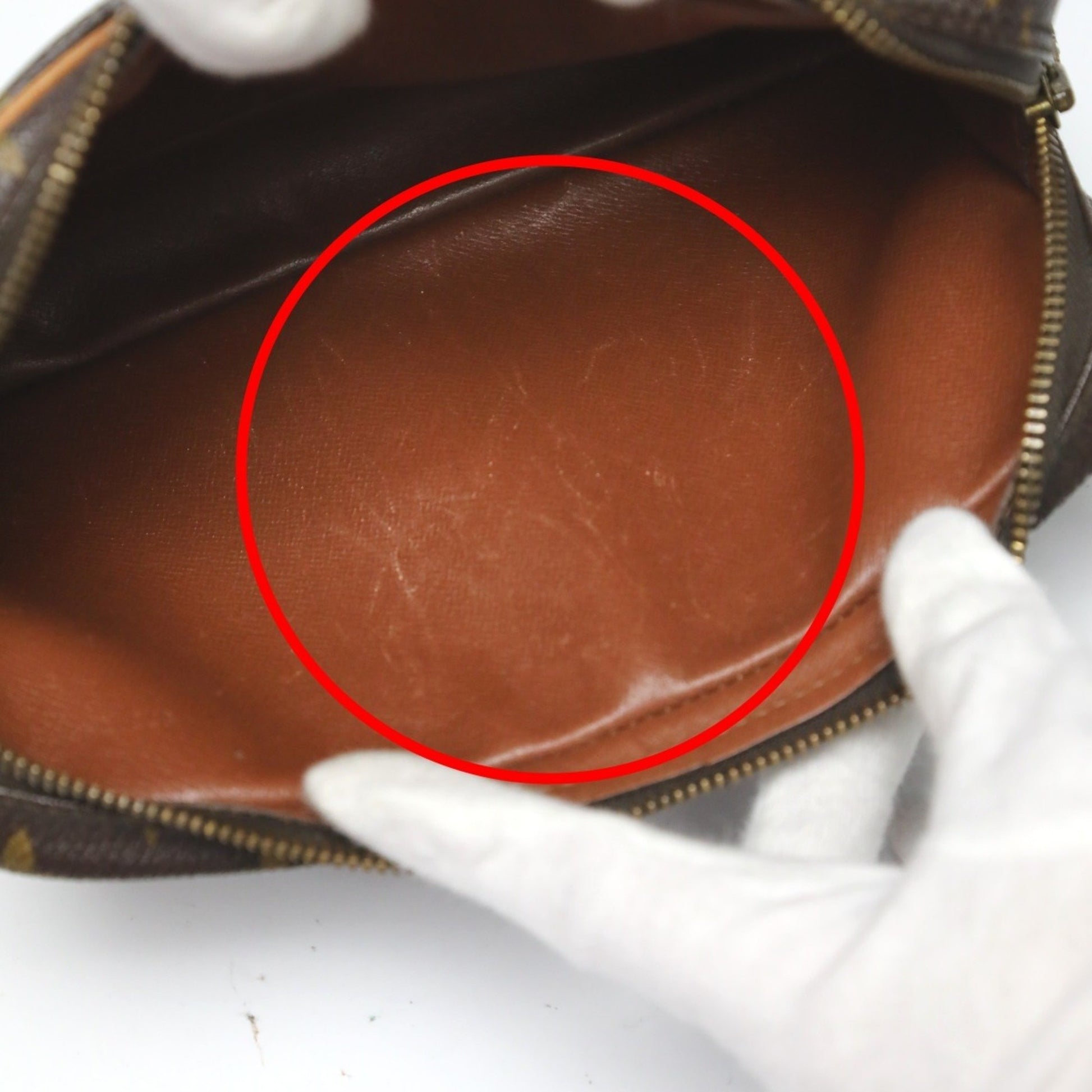 Louis Vuitton Marly, Brown, Canvas, shoulder