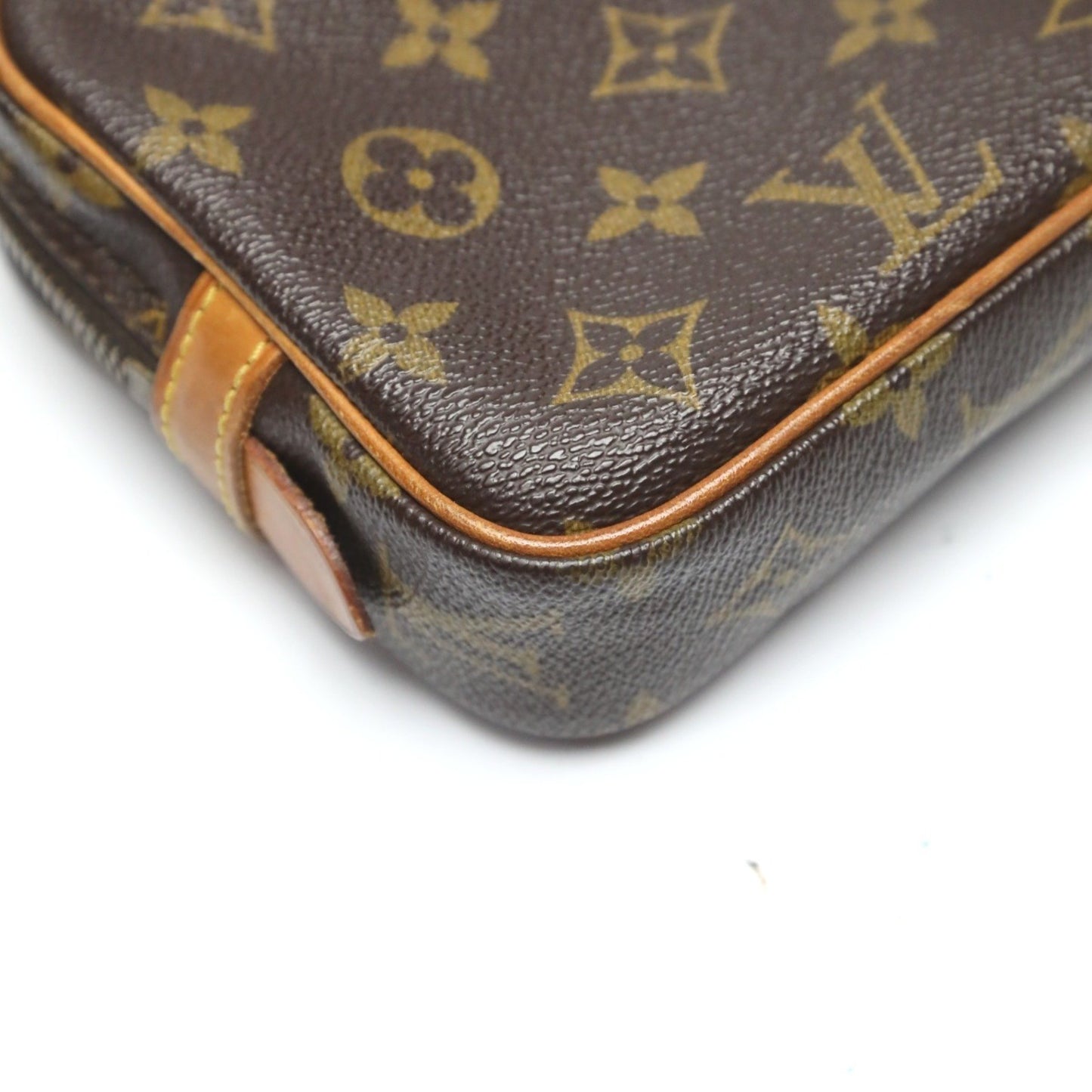 Louis Vuitton Marly, Brown, Canvas, shoulder
