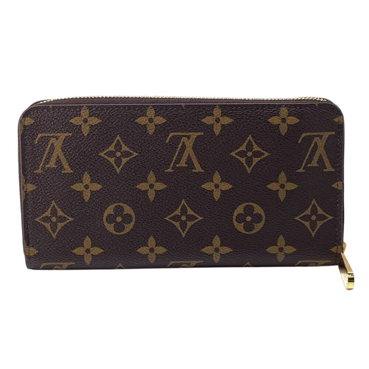 Louis Vuitton Portefeuille zippy, Brown, Canvas, wallet