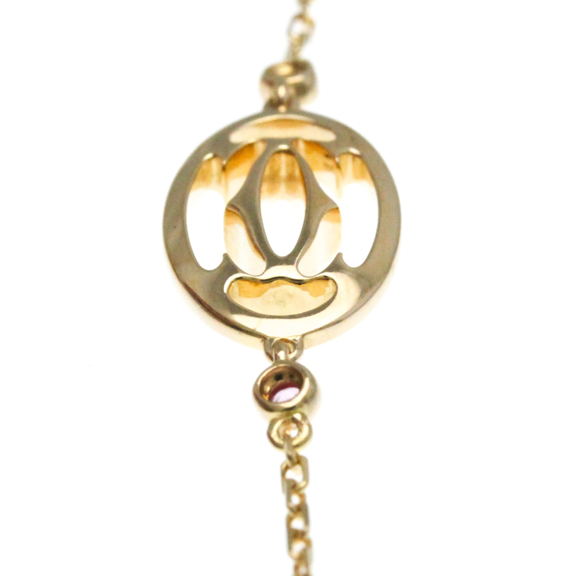 Cartier Logo Double C Necklace, Gold, Rose Gold, bracelet