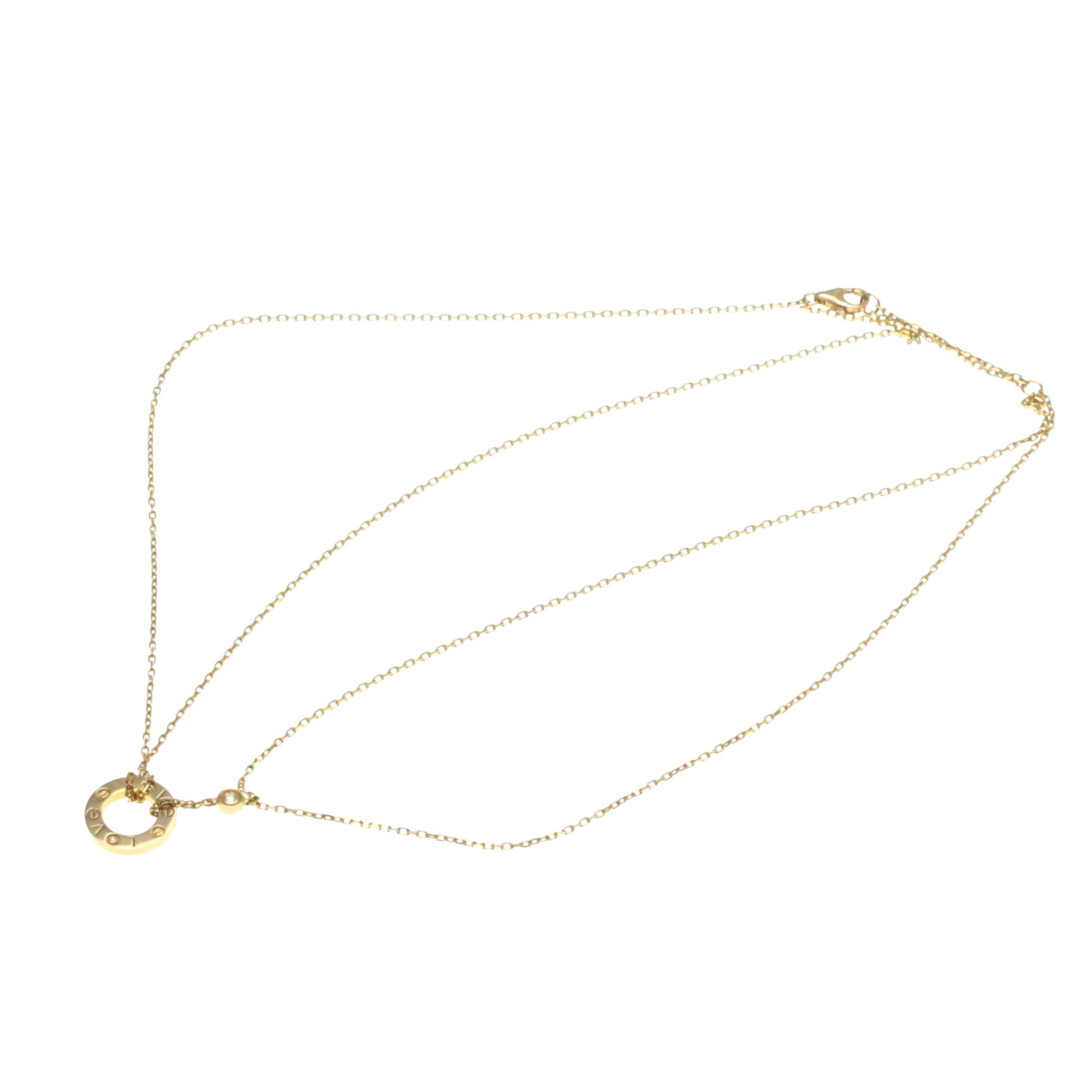 Cartier Love, Gold, Rose Gold, necklace