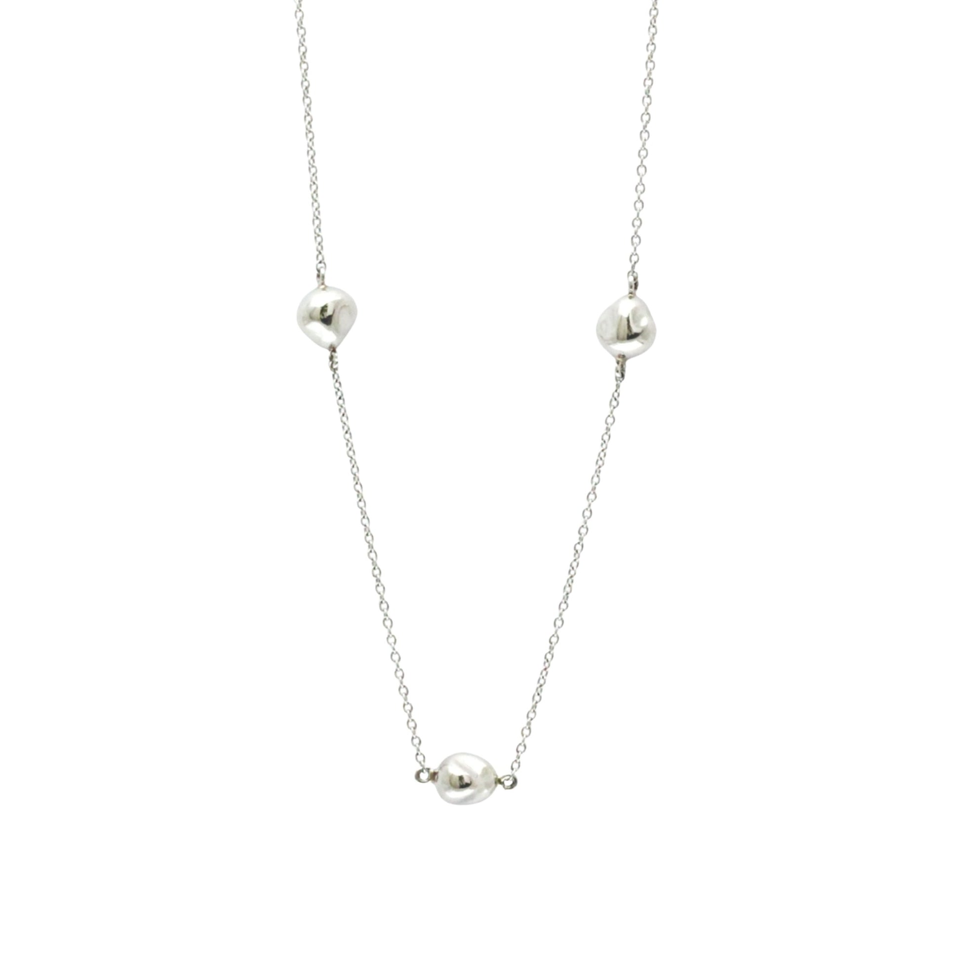 Tiffany & Co Elsa Peretti, Silver, Platinum, necklace