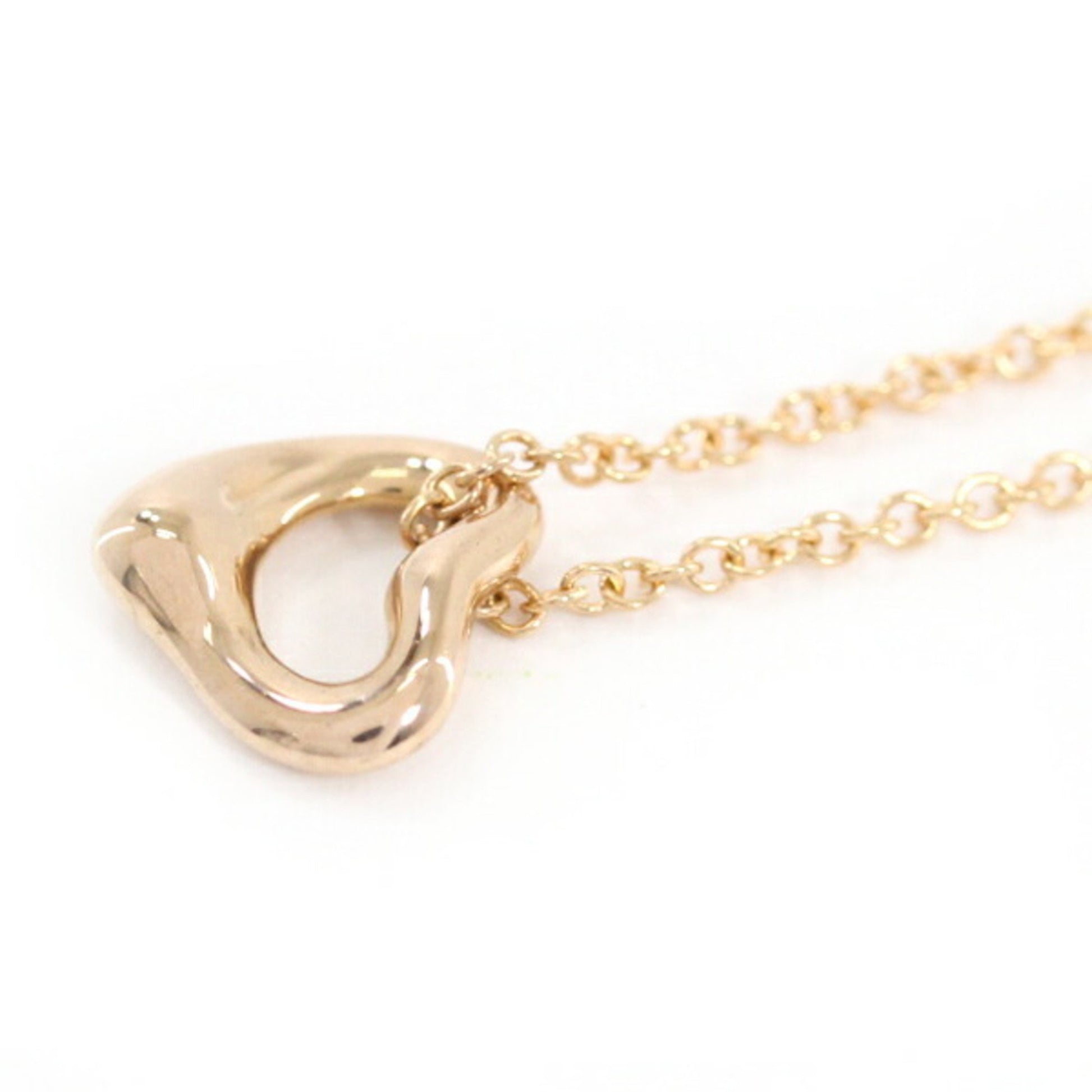 Tiffany & Co Open Heart, Gold, Rose Gold, necklace