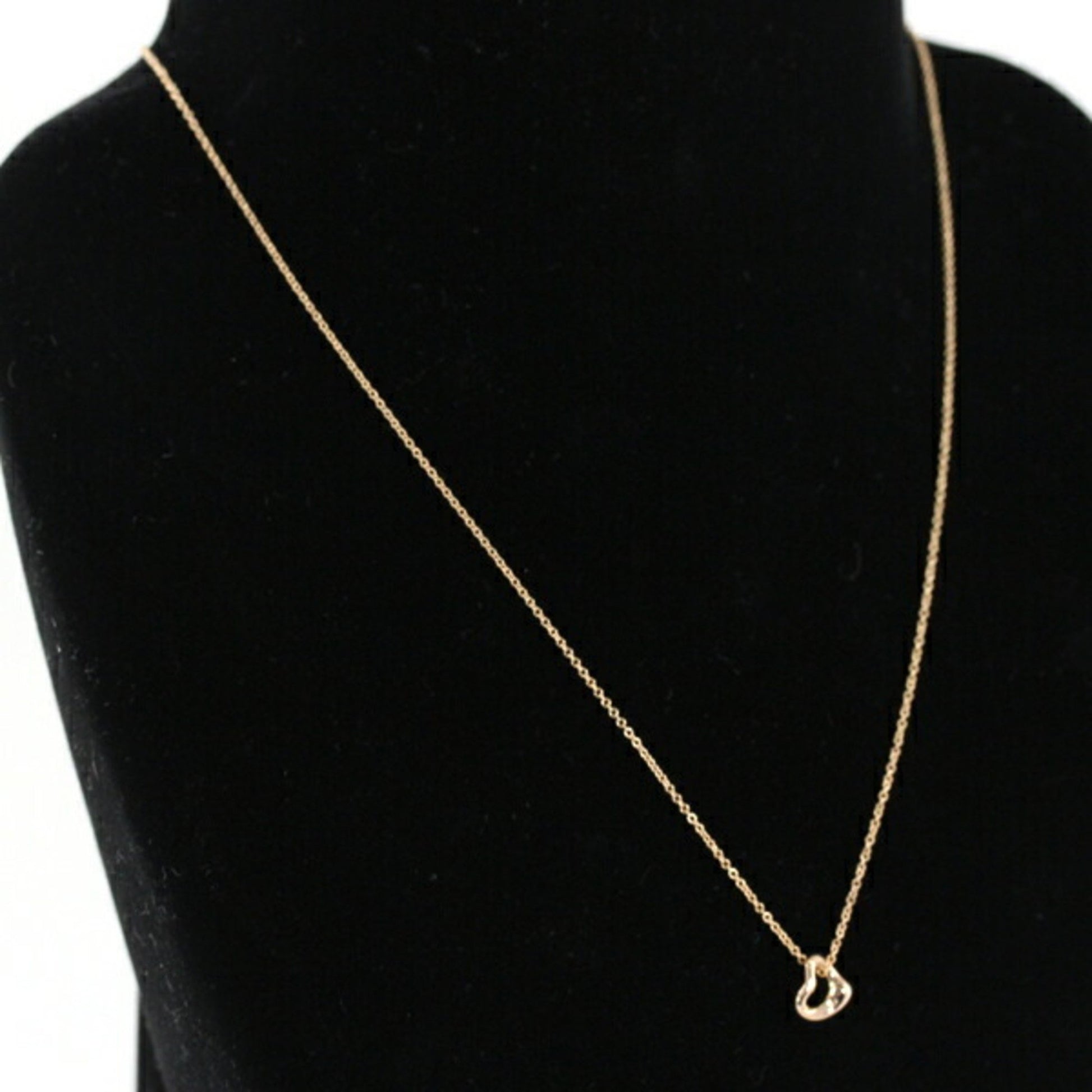 Tiffany & Co Open Heart, Gold, Rose Gold, necklace