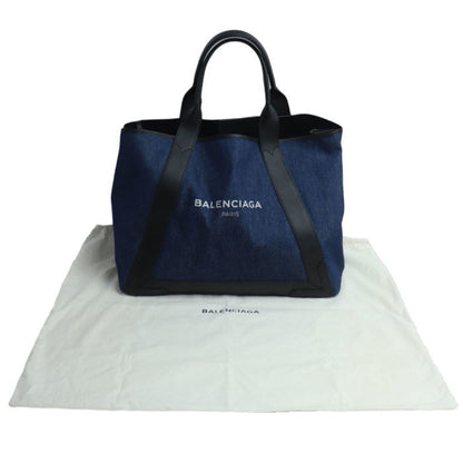 Balenciaga Cabas, Blue, Denim - Jeans, tote