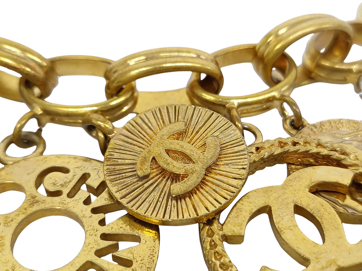 Chanel Coco Mark, Gold, Metal, bracelet