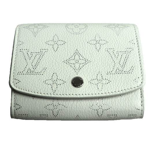 Louis Vuitton Portefeuille Iris, White, Leather, wallet