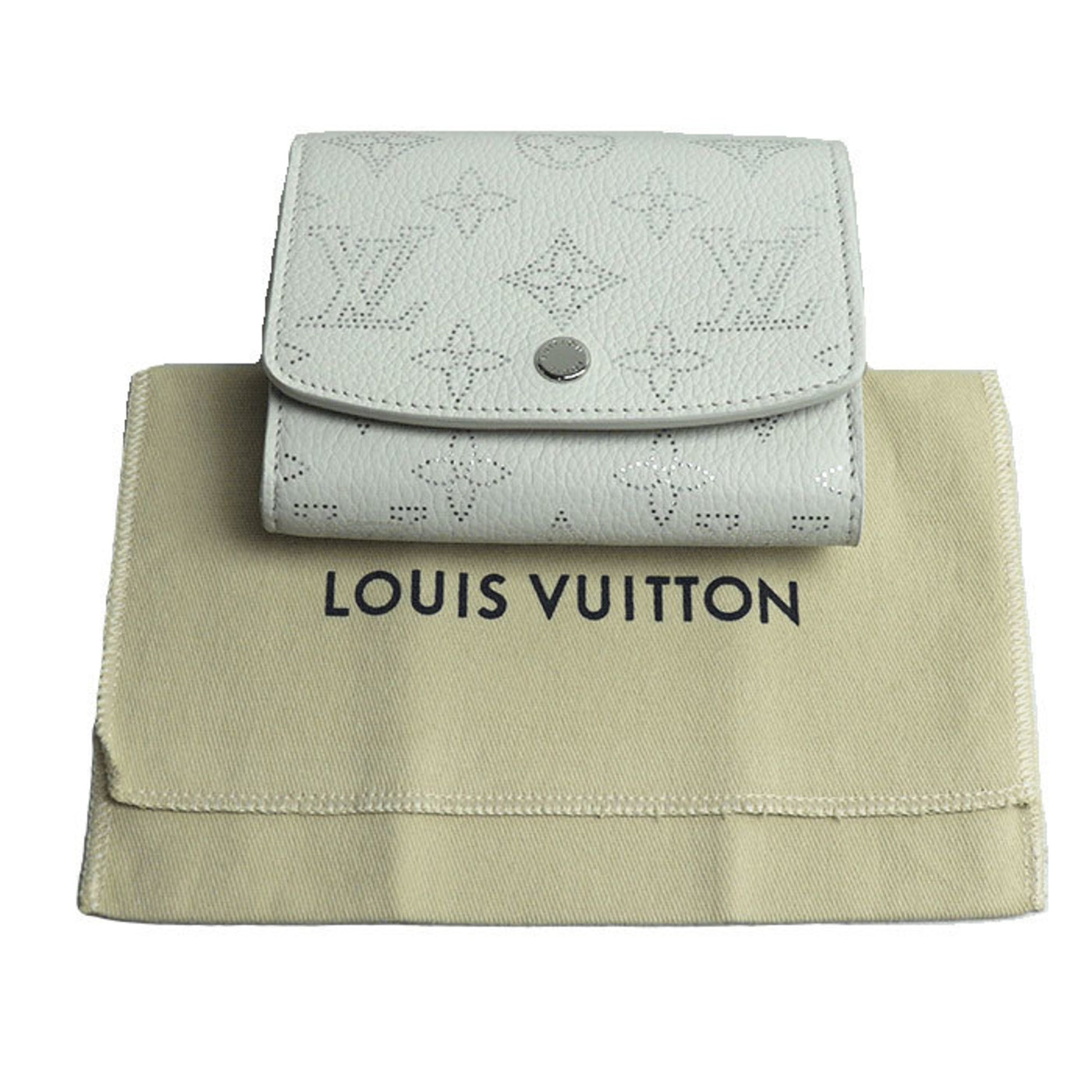 Louis Vuitton Portefeuille Iris, White, Leather, wallet