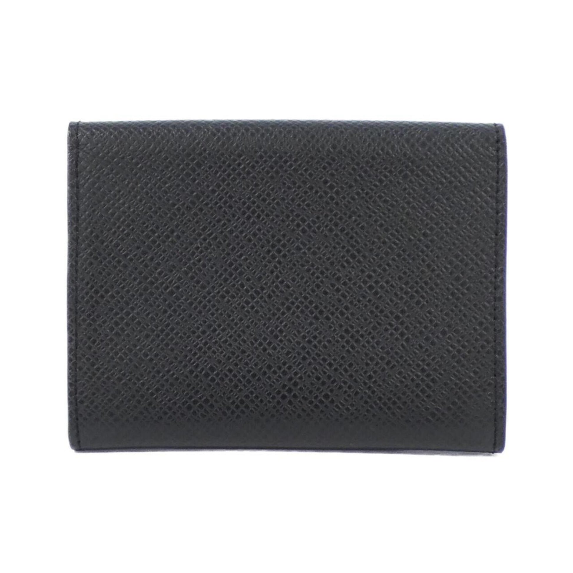 Louis Vuitton Enveloppe Carte de visite, Black, Leather, wallet